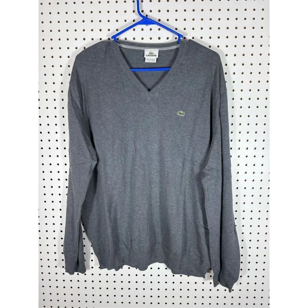 Lacoste V neck Sweater size XL